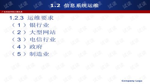 信息系統運行與維護 現代企業數字化轉型的堅實后盾